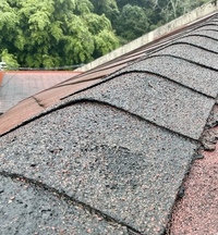 アスベスト 木造建築の解体１